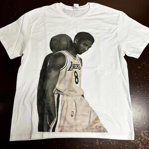Kobe Bryant Commemorative Custom T-Shirt White
